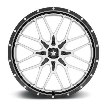 MSA Offroad Wheels M45 24X7 0 4X156/4X156 Gloss Black Machined