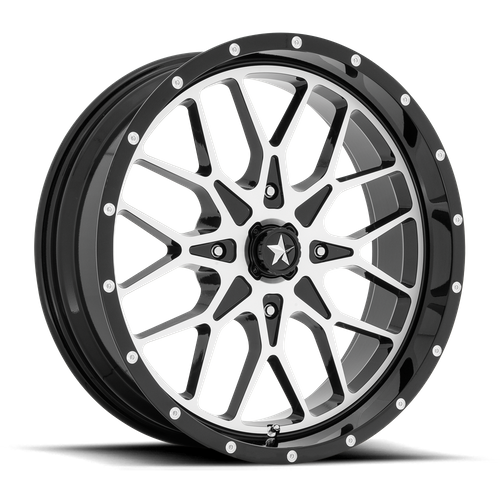 MSA Offroad Wheels M45 18X7 0 4X110/4X110 Gloss Black Machined