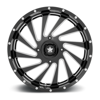 MSA Offroad Wheels M46 20X7 0 4X137/4X137 Gloss Black Milled