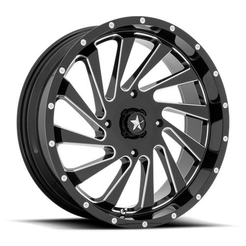 MSA Offroad Wheels M46 20X7 0 4X156/4X156 Gloss Black Milled