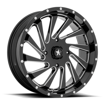MSA Offroad Wheels M46 20X7 0 4X156/4X156 Gloss Black Milled
