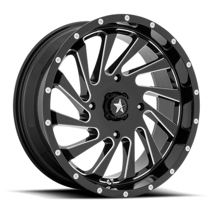 MSA Offroad Wheels M46 18X7 0 4X137/4X137 Gloss Black Milled