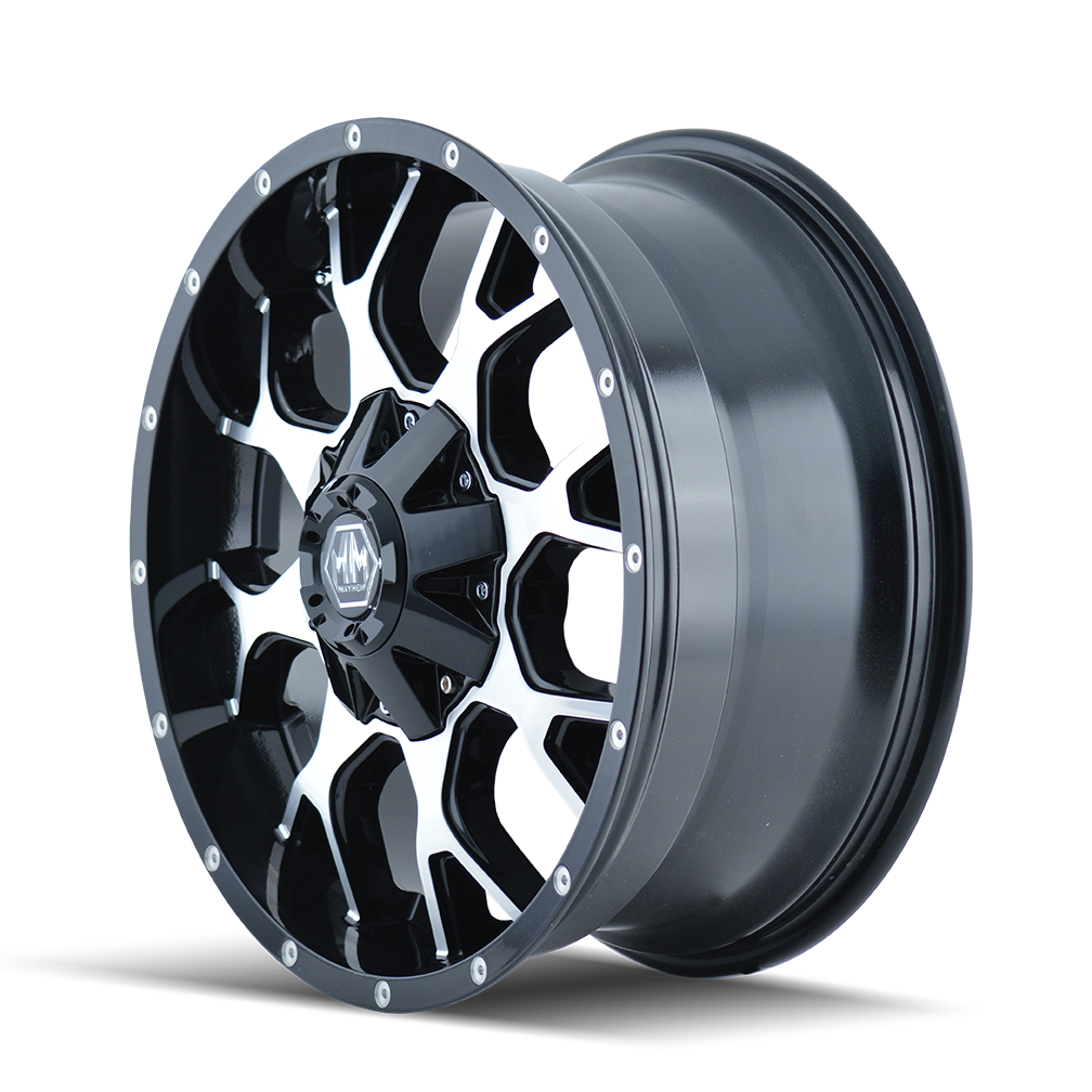 MAYHEM WARRIOR 8015 18X9 18 8x180 BLACK/MACHINED FACE