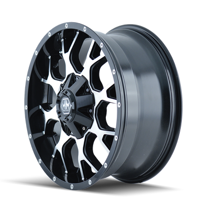 MAYHEM WARRIOR 8015 20X9 18 6x135/6x139.7 BLACK/MACHINED FACE