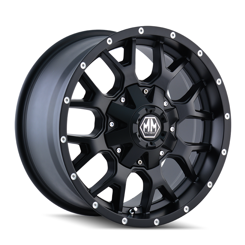 MAYHEM WARRIOR 8015 20X9 30 6x120/6x139.7 MATTE BLACK