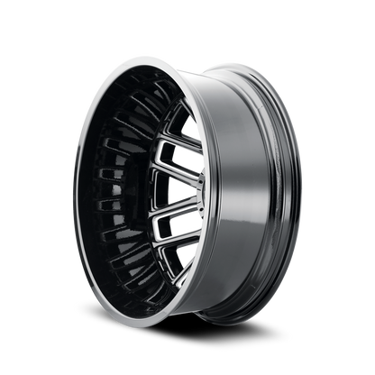MAYHEM COGENT DUALLY 8107D 20X8.25 -192 8x210 BLACK W/MILLED SPOKES