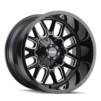 MAYHEM COGENT 8107 20X9 18 6x135/6x139.7 BLACK W/MILLED SPOKES
