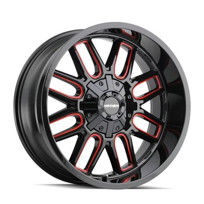 MAYHEM COGENT 8107 20X9 18 6x135/6x139.7 BLACK W/PRISM RED