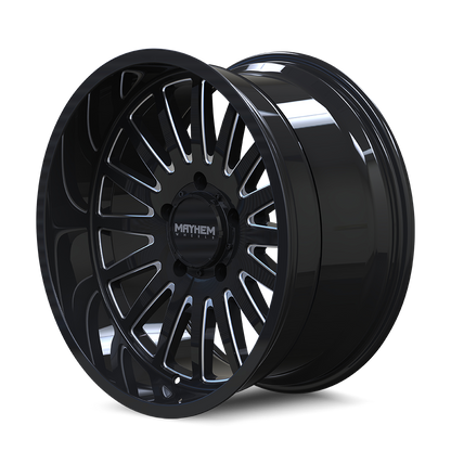 MAYHEM 8114 UTOPIA 20x9 0 8x165.1/ GLOSS BLACK/MILLED