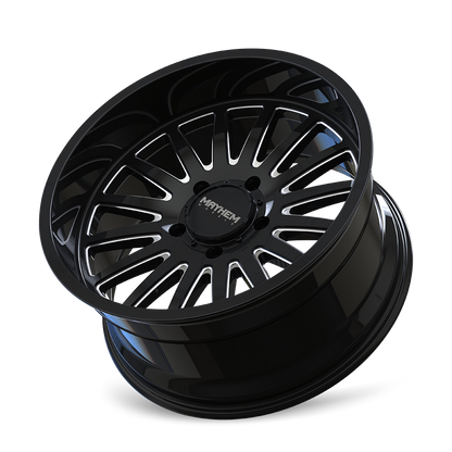 MAYHEM 8114 UTOPIA 22x12 -44 6x139.7/ GLOSS BLACK/MILLED