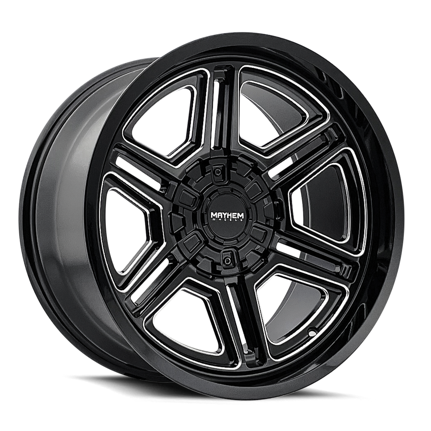 MAYHEM HERMOSA 20x10 -25 8x165.1 BLACK MILLED