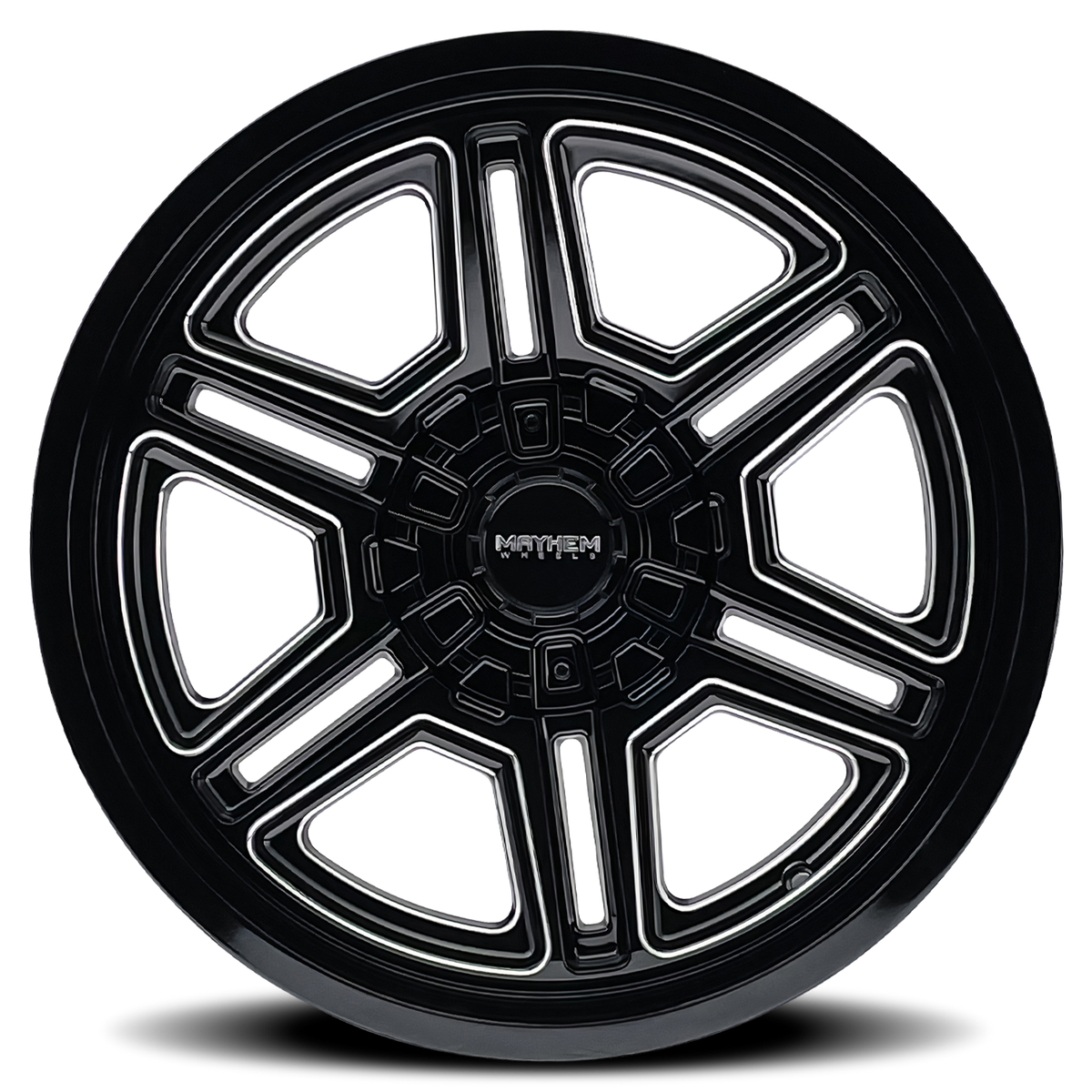 MAYHEM HERMOSA 20x10 -25 8x165.1 BLACK MILLED