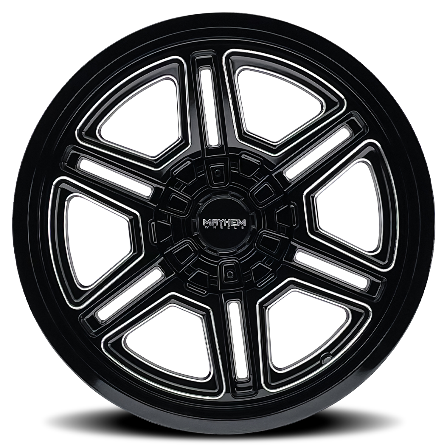 MAYHEM HERMOSA 20x10 -25 8x165.1 BLACK MILLED