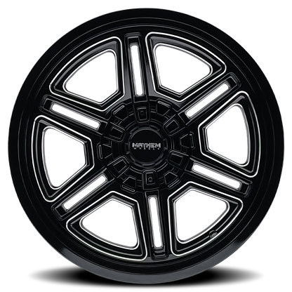MAYHEM HERMOSA 20x10 -25 8x165.1 BLACK MILLED