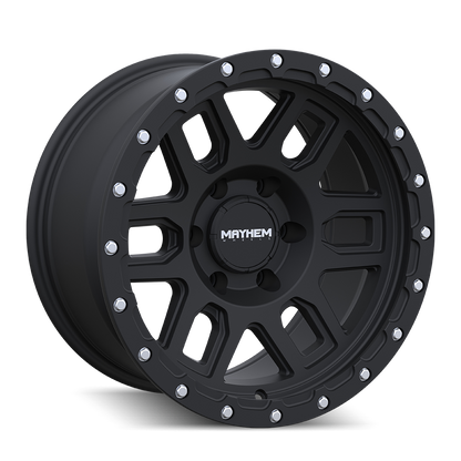 MAYHEM DELTA 8304 17X9 -12 6x139.7 MATTE BLACK