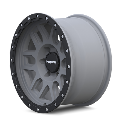MAYHEM DELTA 8304 20X9 0 6x139.7 MATTE GUNMETAL W/ MATTE BLACK LIP
