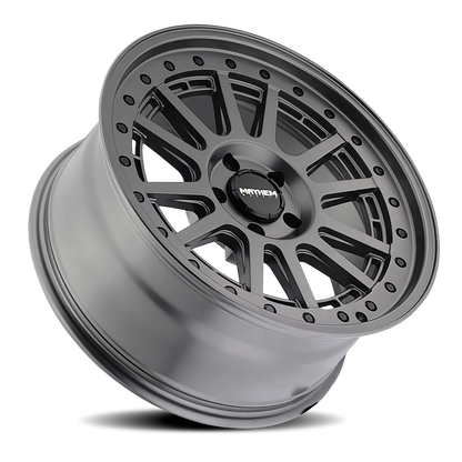 MAYHEM COMPASS 20x9 0 5x127 MATTE GUNMETAL W/ BLK BOLT