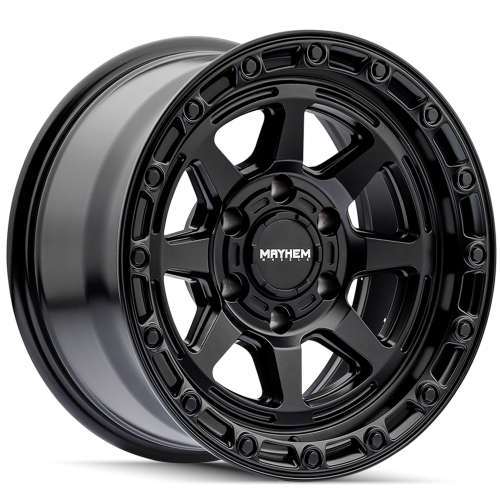 Mayhem 8306 Ridgeline - 20x9 18mm 8x170 Satin Black Wheel | 8306-2970MB