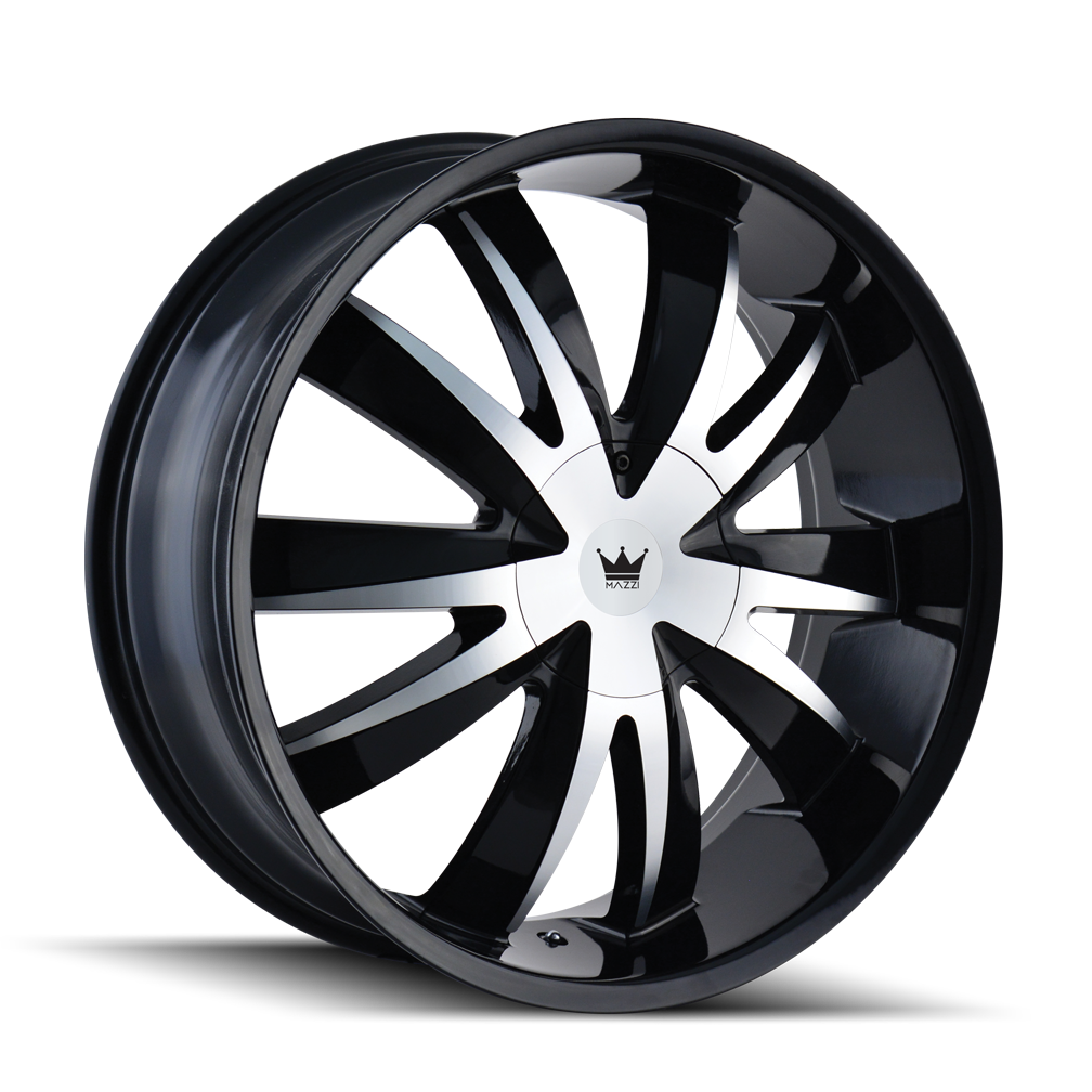 MAZZI EDGE 337 22X8.5 35 5x112/5x120 BLACK/MACHINED