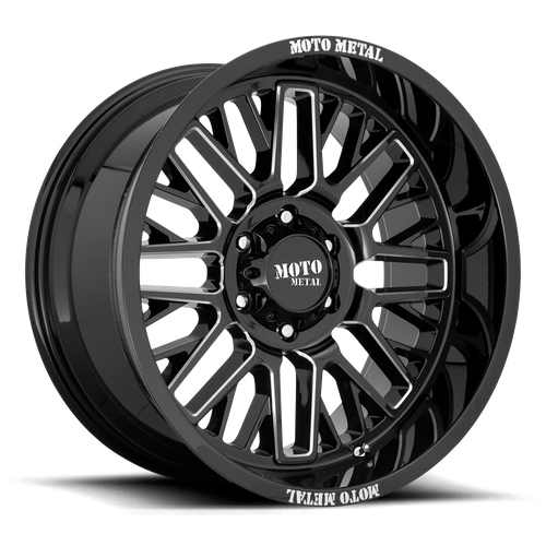 Moto Metal MO802 20X9 18 5X127/5X5.0 Gloss Black Milled