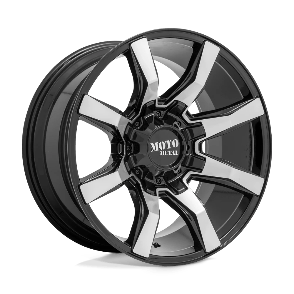 Moto Metal MO804 SPIDER 20X9 0 6X120/6X139.7 Gloss Black Machined