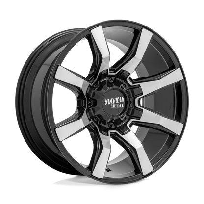 Moto Metal MO804 SPIDER 20X9 0 6X120/6X139.7 Gloss Black Machined