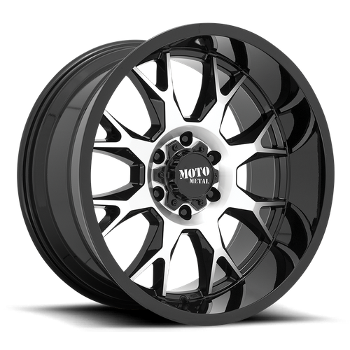 Moto Metal MO806 20X10 -18 5X127/5X5.0 Gloss Black Machined