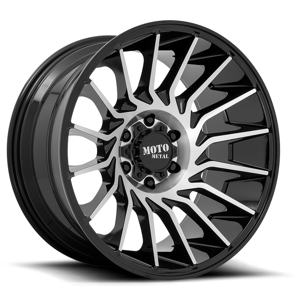 Moto Metal MO807 22X12 -44 5X127/5X5.0 Gloss Black Machined