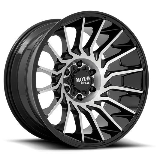 Moto Metal MO807 22X12 -44 5X127/5X5.0 Gloss Black Machined
