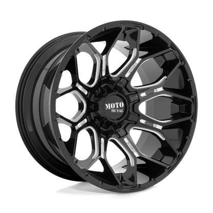 Moto Metal MO808 SNIPER 20X9 0 8X180/8X7.1 Gloss Black Milled