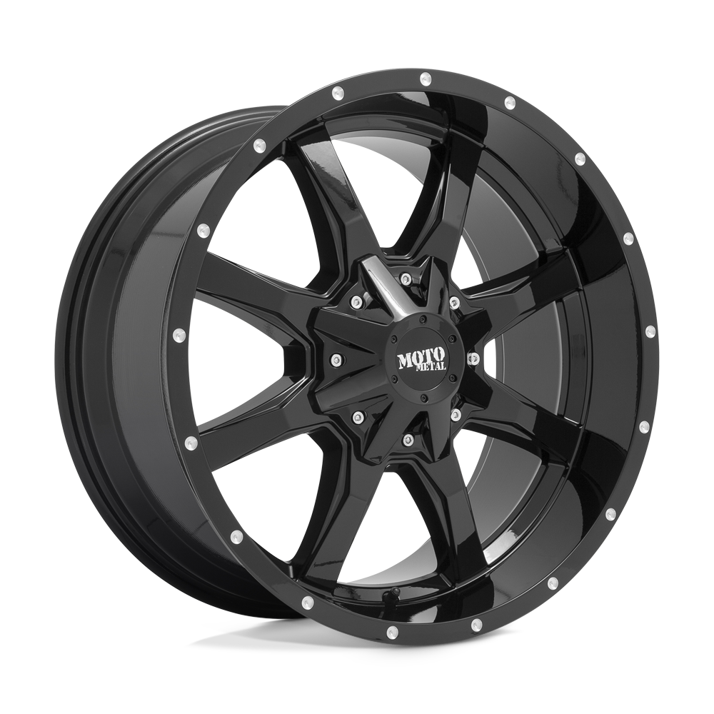 Moto Metal MO970 - 20x10 -24mm 5x135 GLOSS BLACK Wheel | MO970210133A24N