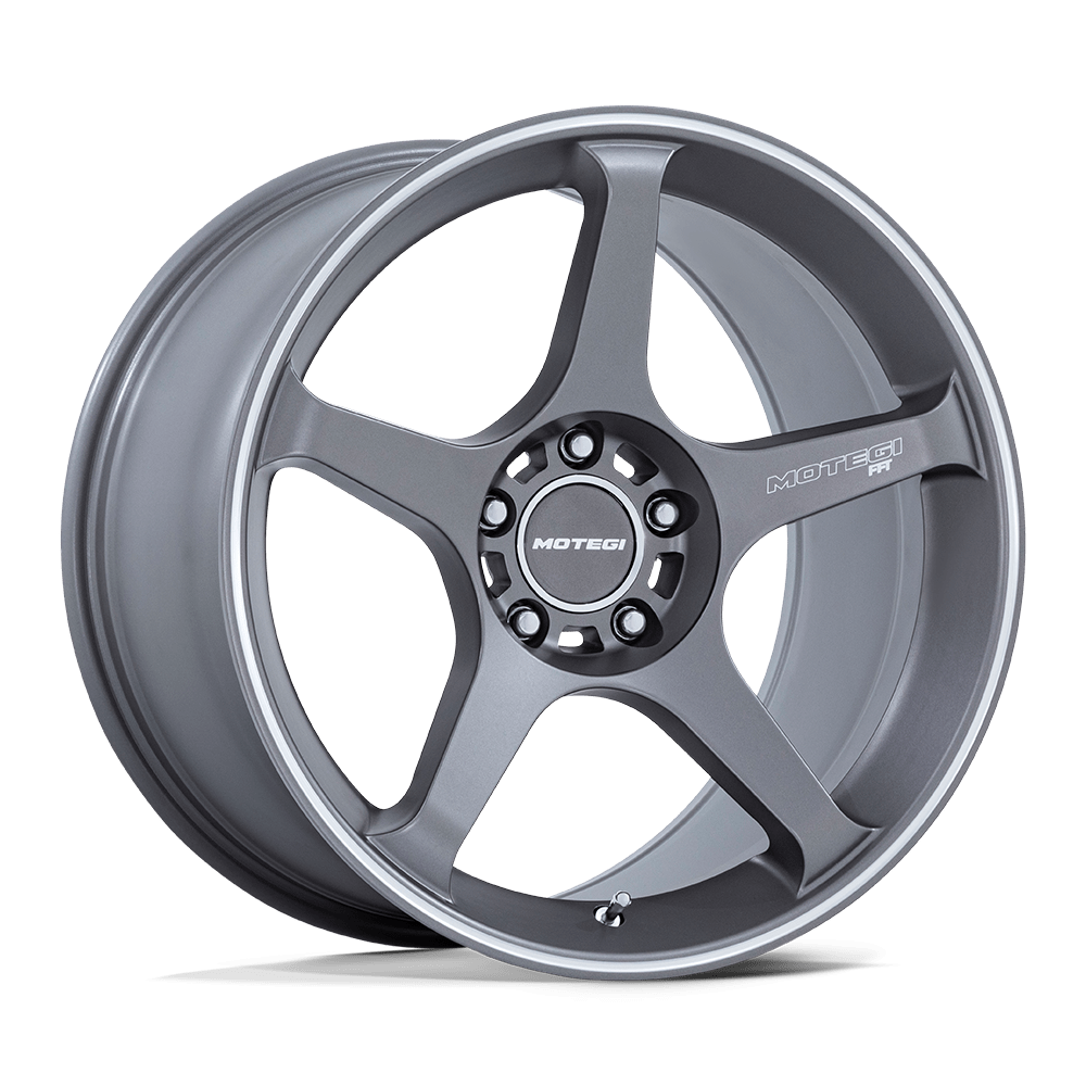 MOTEGI MR159 BATTLE V 18X9.5 0 5X114.3 GUNZILLA W MACHINED LIP STRIPE