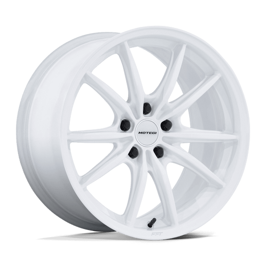 MOTEGI MR162 ZENTOKU 18X9.5 40 5X114.3 GLOSS WHITE