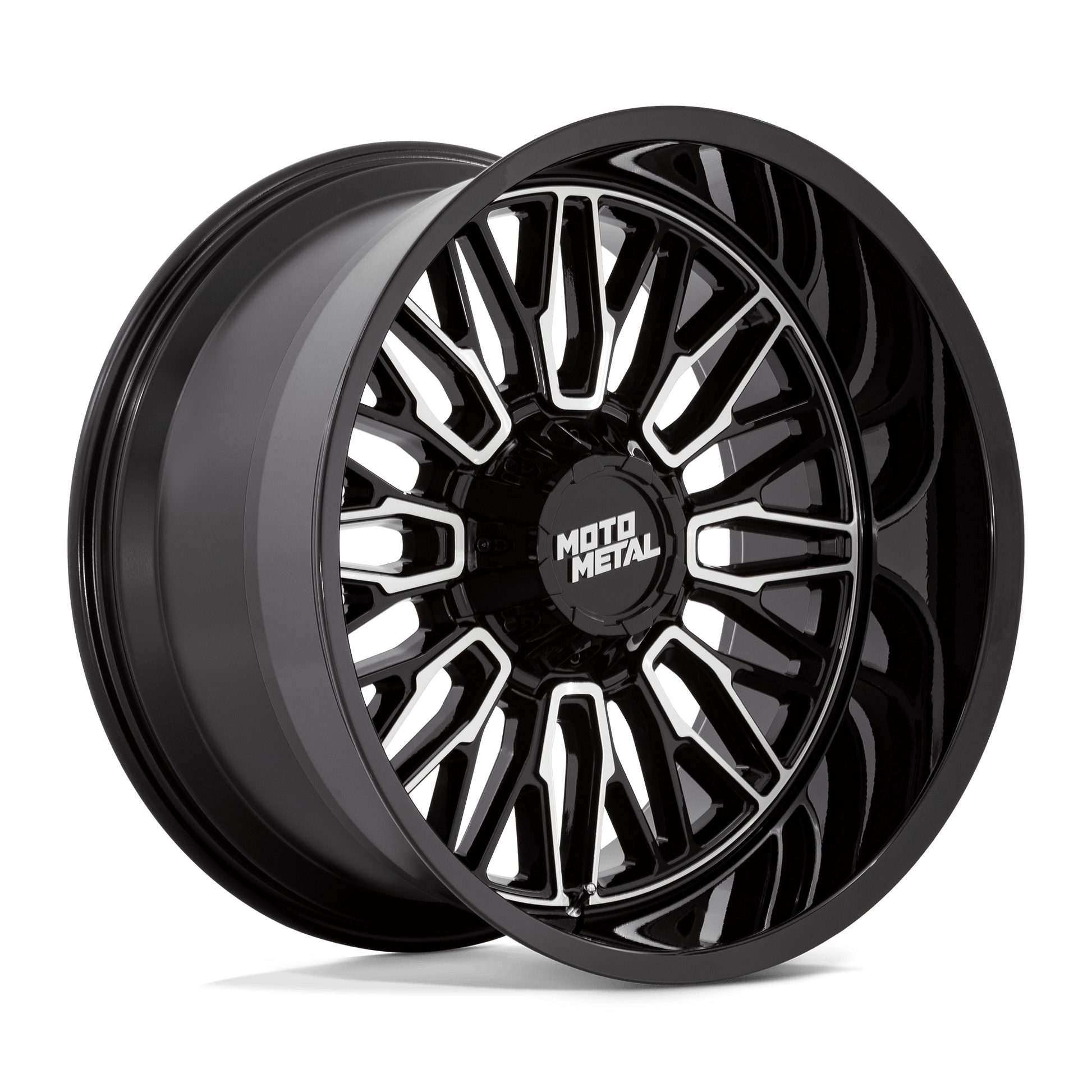 MOTO METAL MO809 STINGER 20X9 18 8X180/8X7.1 GLOSS BLACK MACHINED