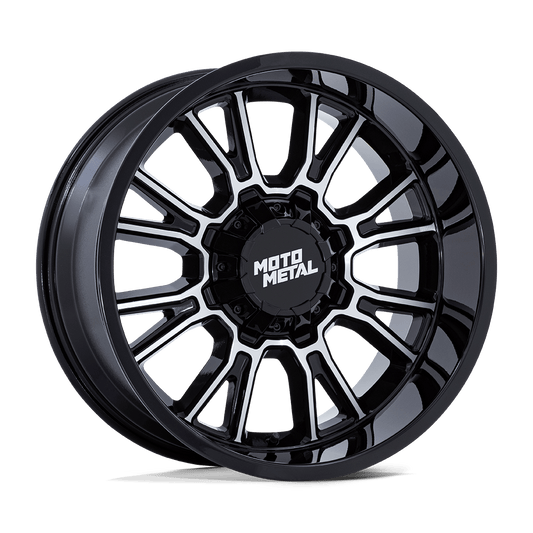 MOTO METAL MO810 LEGACY 17X9 1 BLANK GLOSS BLACK MACHINED
