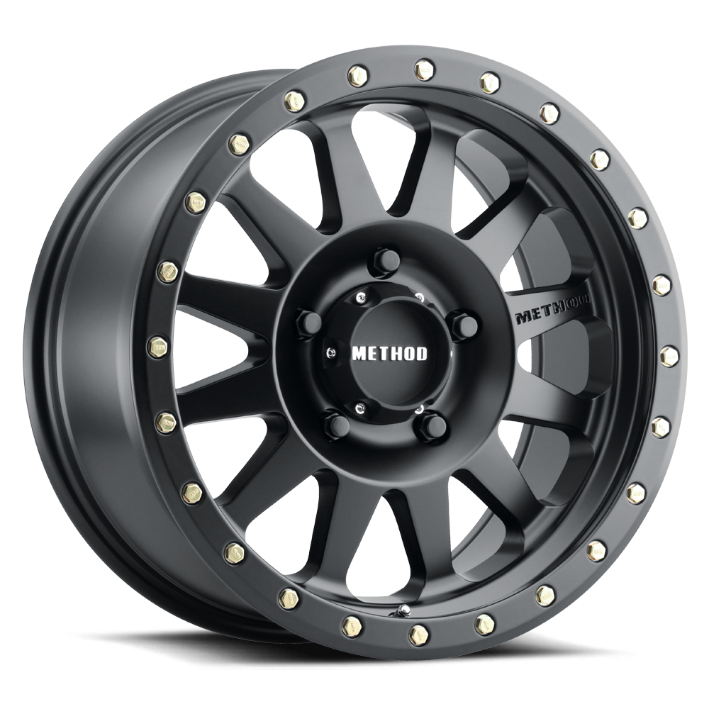 Method 304 15x8 5x114.3 (5x4.5) -24mm Double Standard Matte Black MR30458012524N