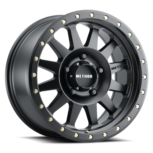 Method 304 15x8 5x114.3 (5x4.5) -24mm Double Standard Matte Black MR30458012524N