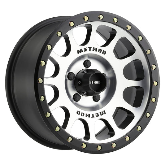 Method 305 17x8.5 5x127 (5x5) 0mm NV Machined - Matte Black Lip MR30578550300