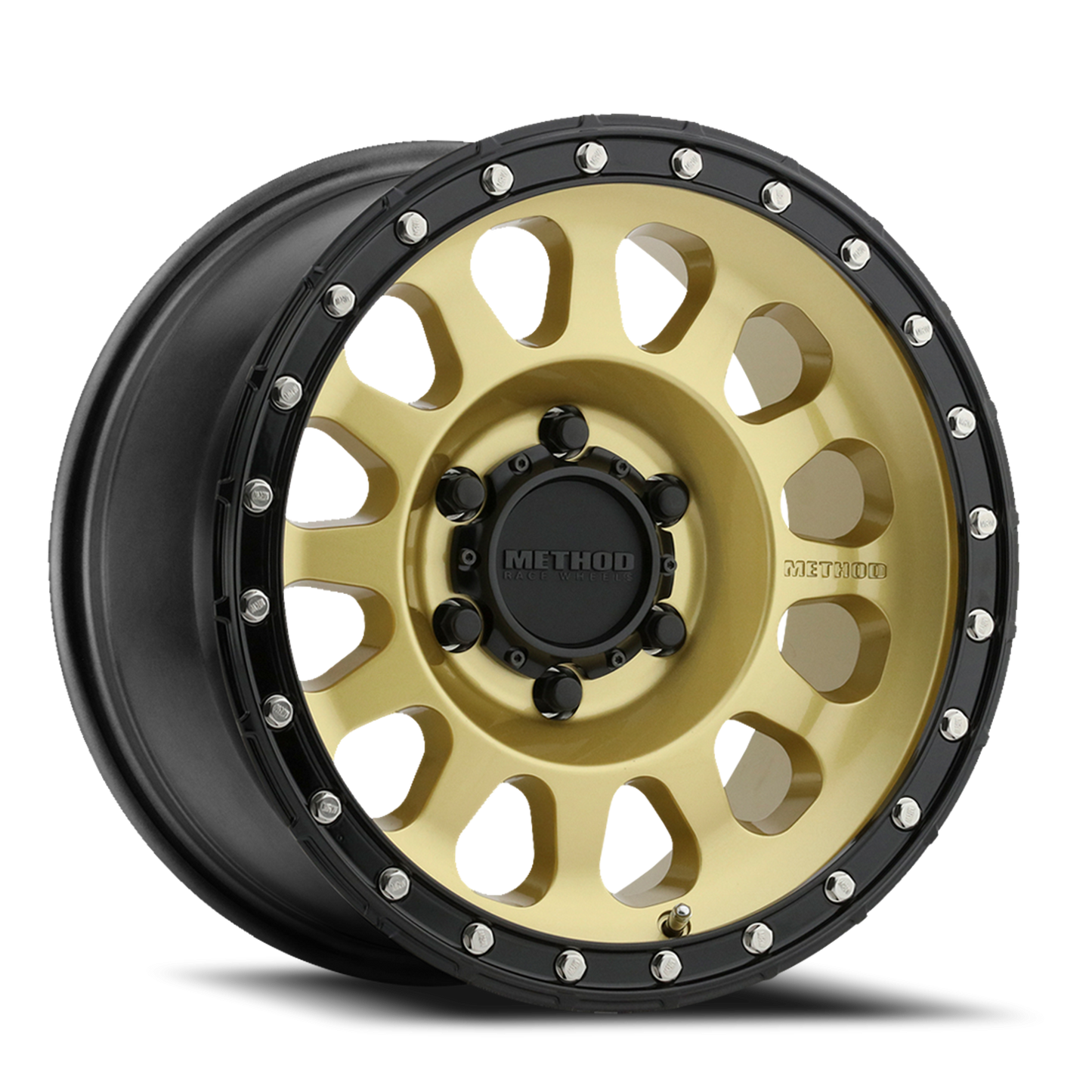 Method 315 17x8.5 6x135 0mm Gold - Black Lip MR31578516100