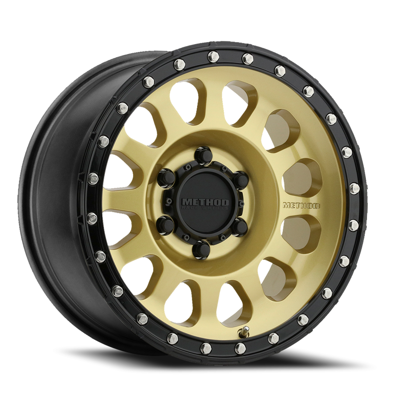 Method 315 17x8.5 6x135 0mm Gold - Black Lip MR31578516100