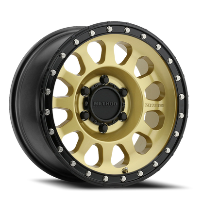 Method 315 17x8.5 6x135 0mm Gold - Black Lip MR31578516100