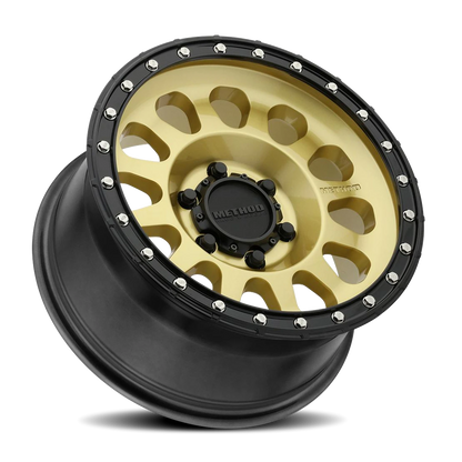 Method 315 17x8.5 6x135 0mm Gold - Black Lip MR31578516100