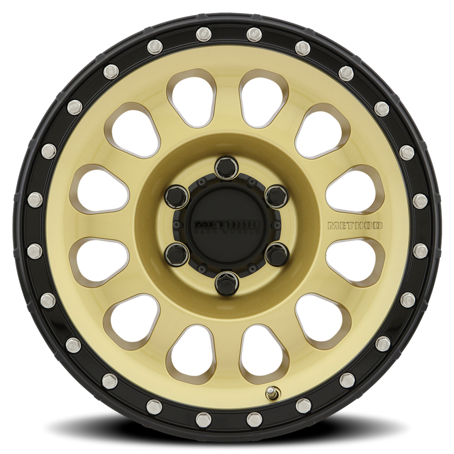 Method 315 17x8.5 6x139.7 (6x5.5) 0mm Gold - Black Lip MR31578560100