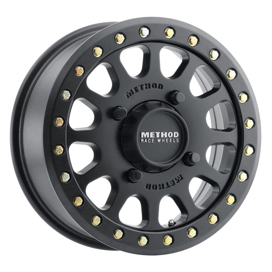 Method 401 15x7 4x156 38mm UTV Beadlock Matte Black MR40157046552B