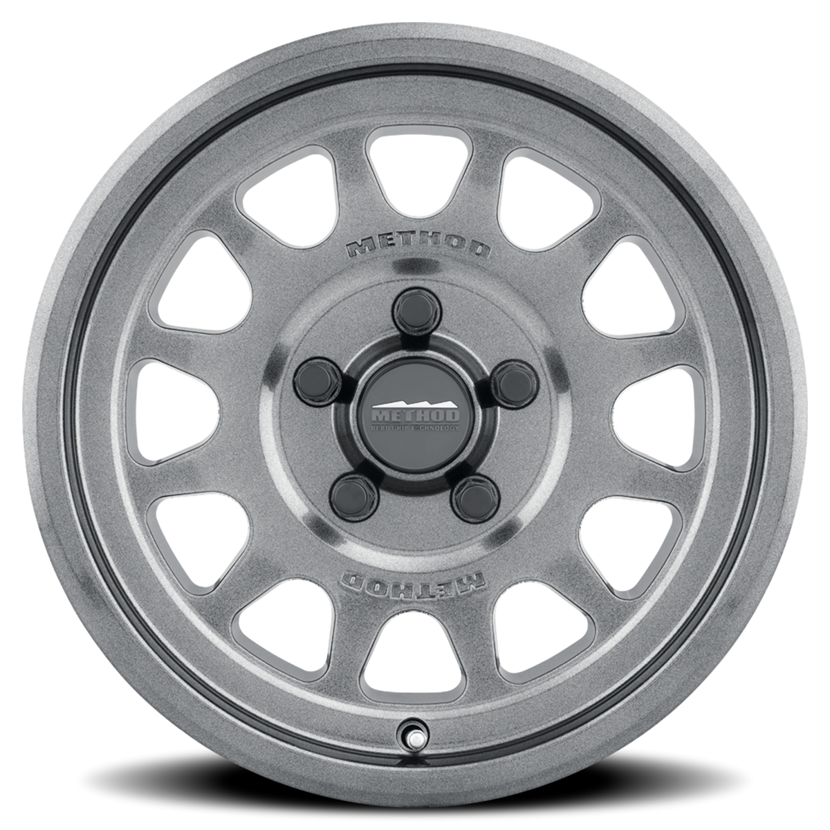 Method 414 15x7 5x114.3 (5x4.5) 13mm UTV Bead Grip Gloss Graphite MR414570121243