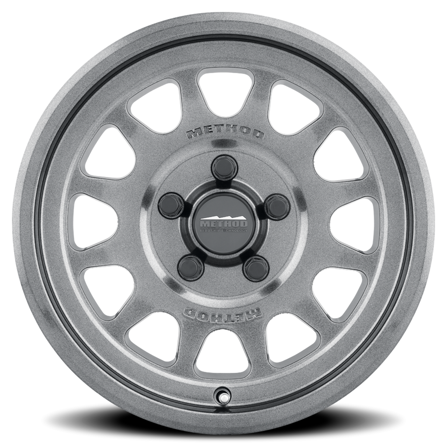 Method 414 15x10 5x114.3 (5x4.5) 25mm UTV Bead Grip Gloss Graphite MR414510121264