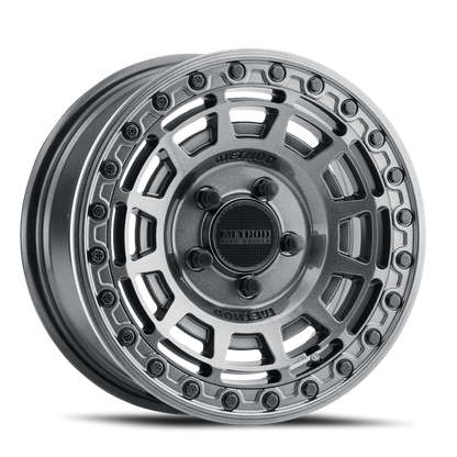 Method 415 15x10 4x156 25mm UTV Beadlock Gloss Graphite - Gloss Graphite Ring MR415510461264B