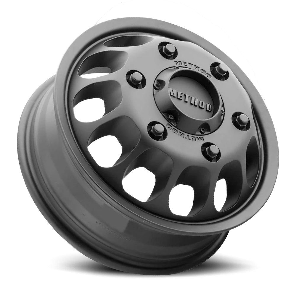 Method 901 16x5.5 6x205 117mm Sprinter Dually Wheel Matte Black FRONT MR901655925117