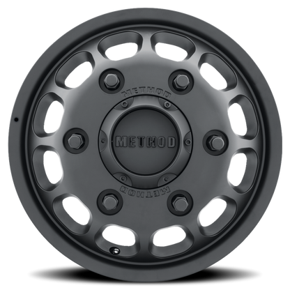 Method 901 16x5.5 6x205 117mm Sprinter Dually Wheel Matte Black FRONT MR901655925117