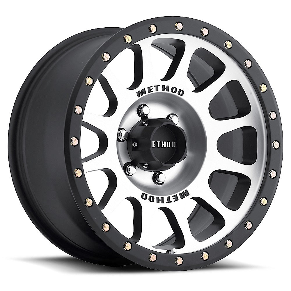 Method 305 16x8 6x139.7 (6x5.5) 0mm NV Machined - Matte Black Lip MR30568060300